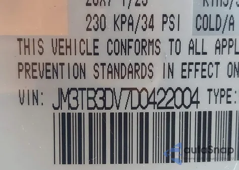 2013 Mazda Cx-9 Grand Touring from USA, damaged, VIN JM3TB3DV7D0422004